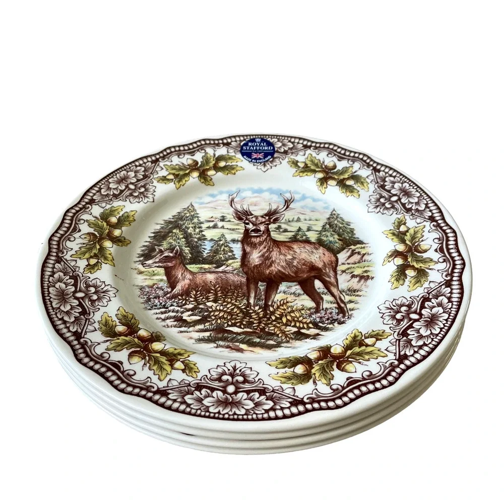 Royal Stafford Homeland STAG Salad Plates Plates 8.5